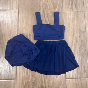 Weissman Navy Three - Piece Dance Set